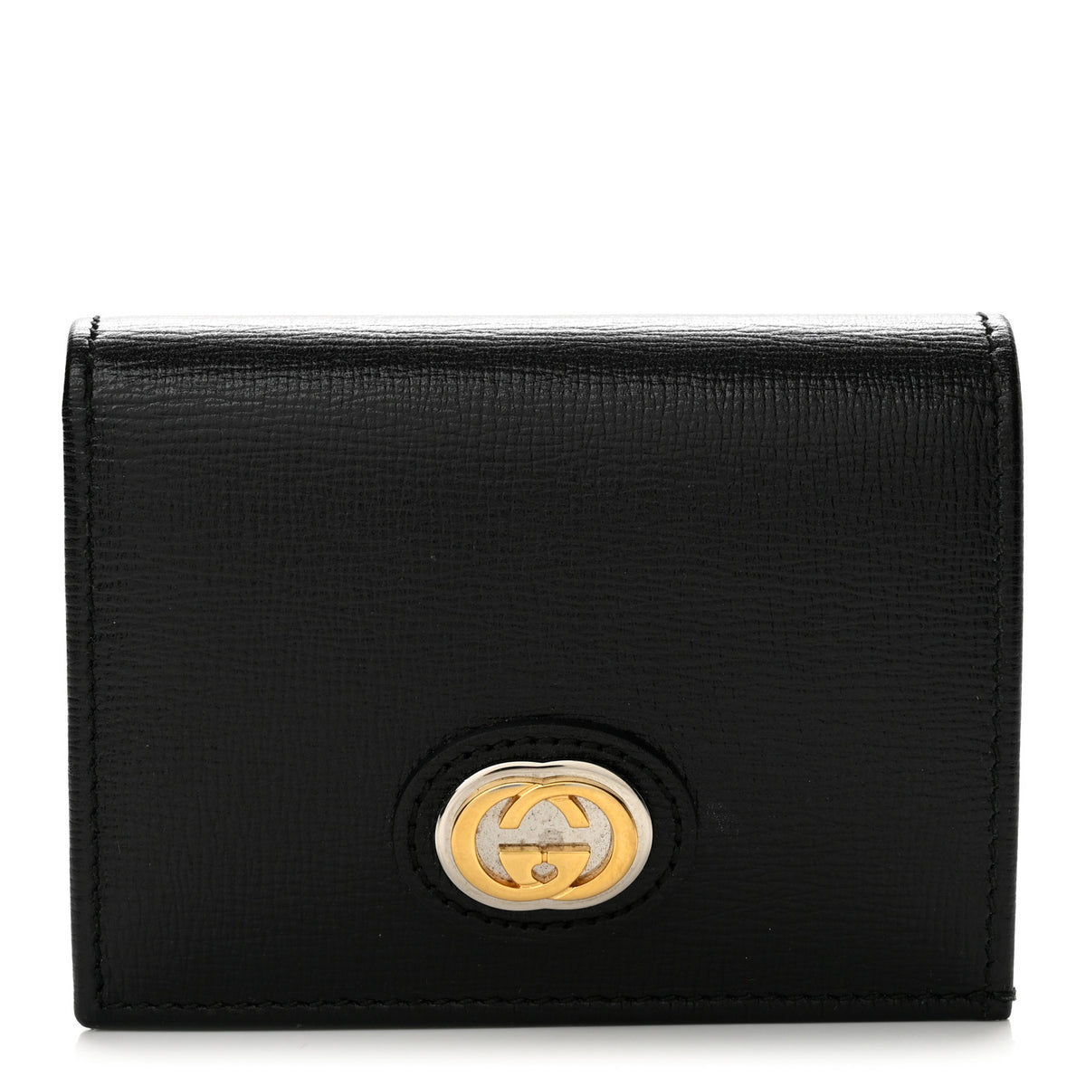 Azalea Calfskin Marina Card Case Black