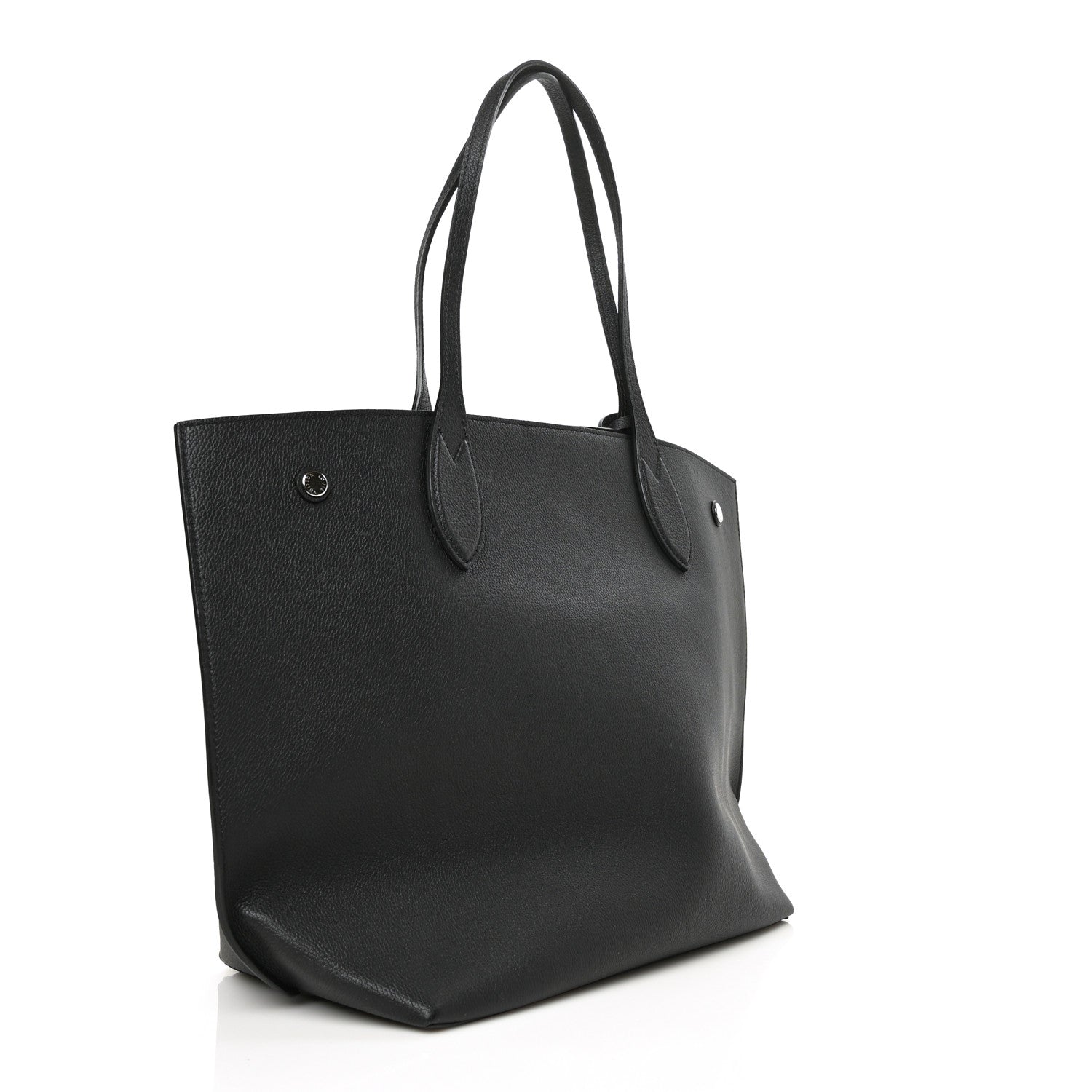 Louis Vuitton Calfskin Lockme Go Tote Black 3 of 6