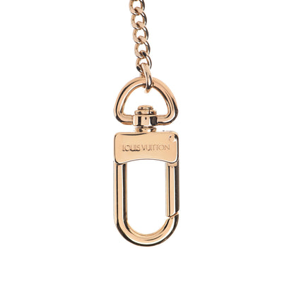 Louis Vuitton Metal Pochette Extender Key Ring Chain Gold 3 of 5