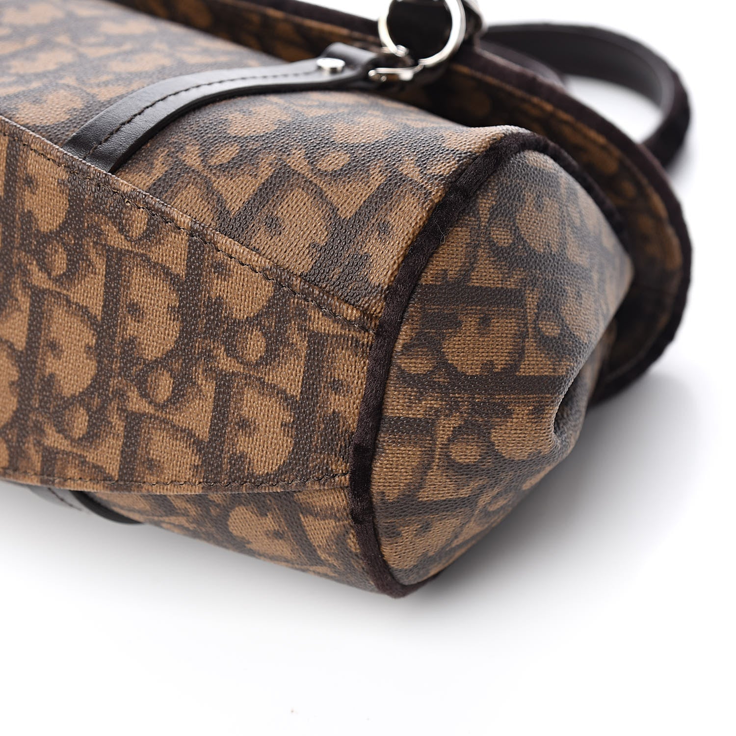 Christian Dior Monogram Romantique Trotter Bag Brown 9 of 10