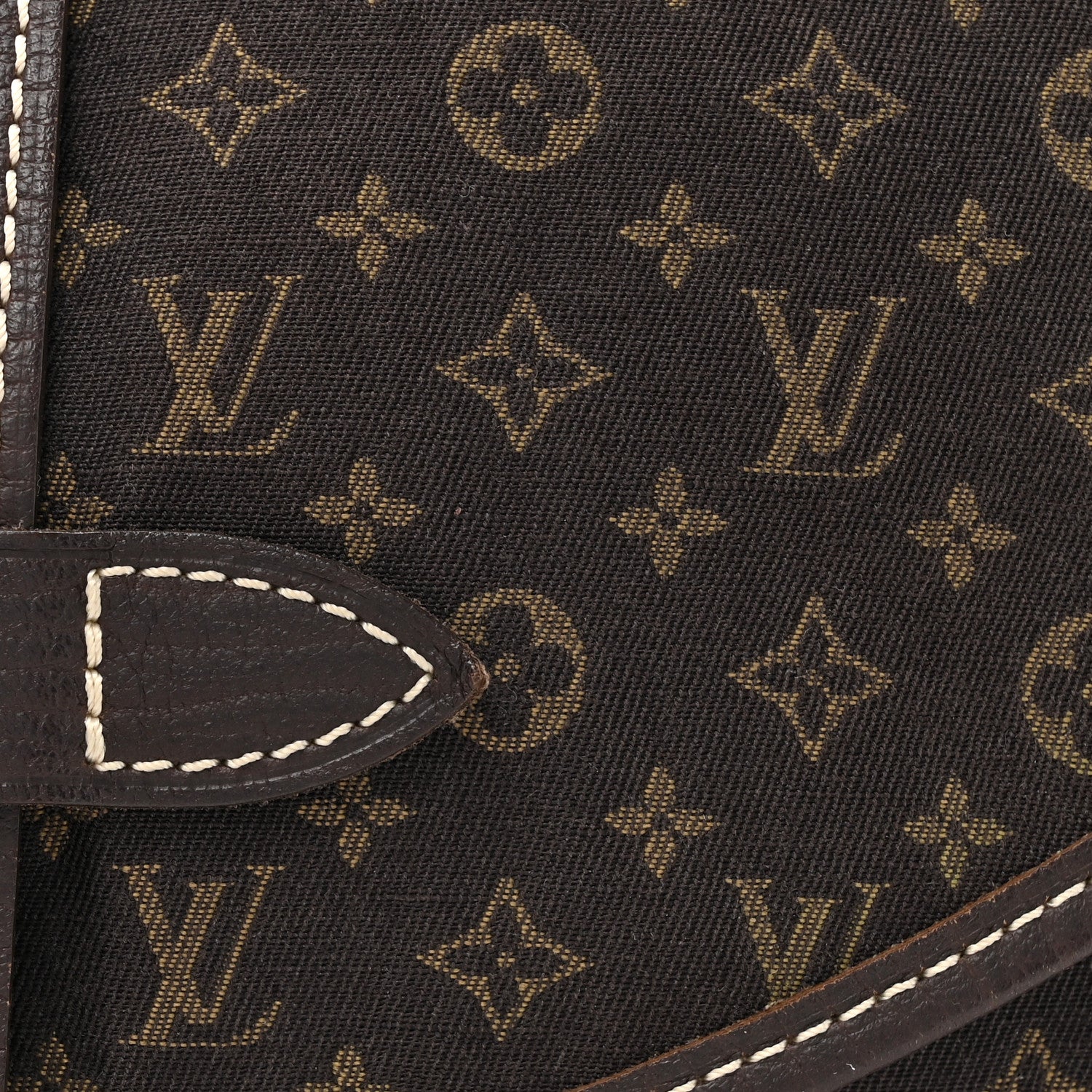 Louis Vuitton Monogram Mini Lin Saumur Ebene 8 of 17