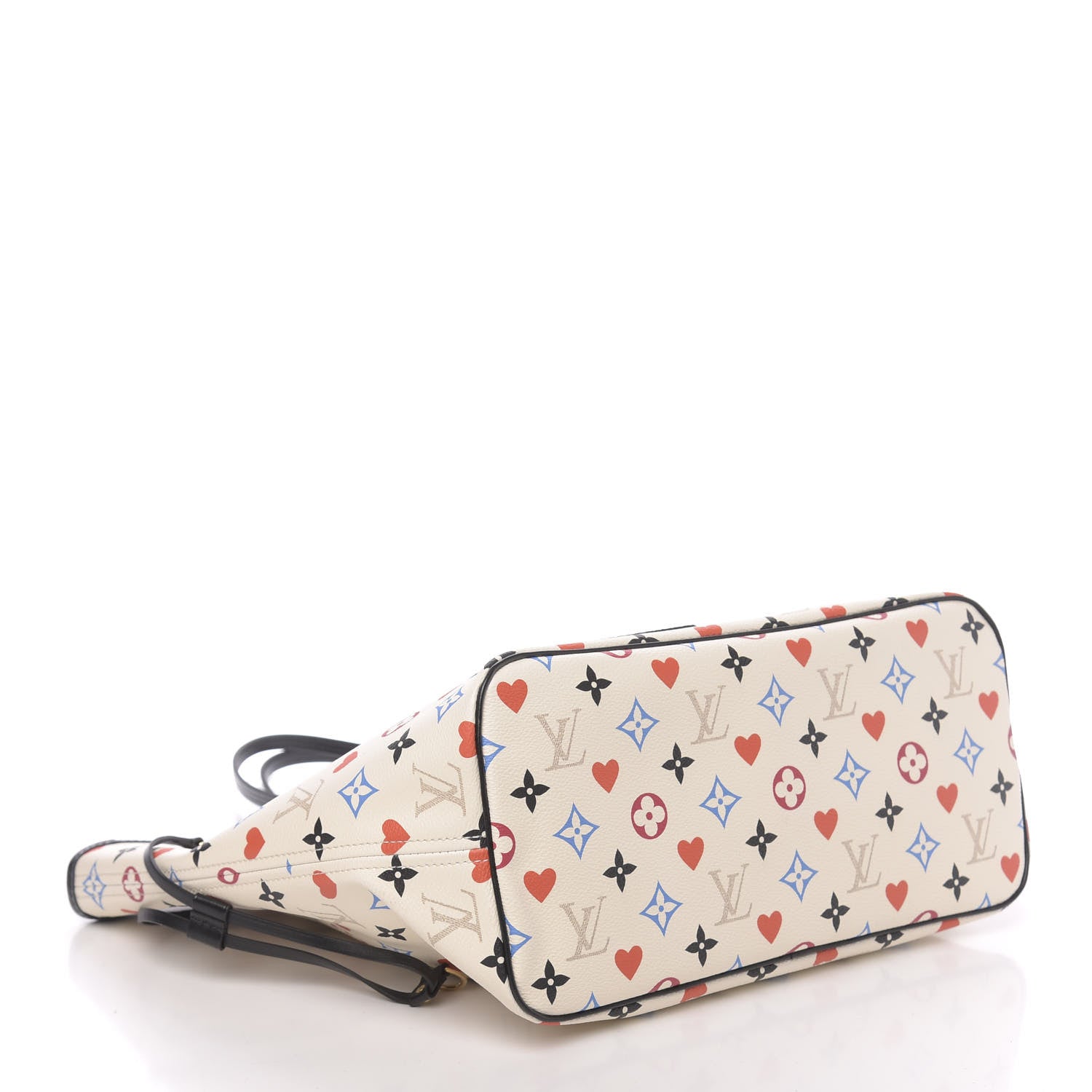 Louis Vuitton Game On Neverfull MM White 3 of 9