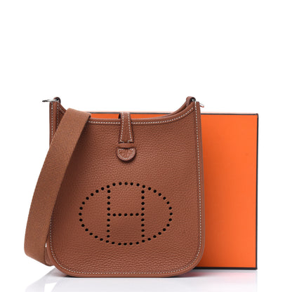 Hermes Taurillon Clemence Evelyne TPM Gold 11 of 11