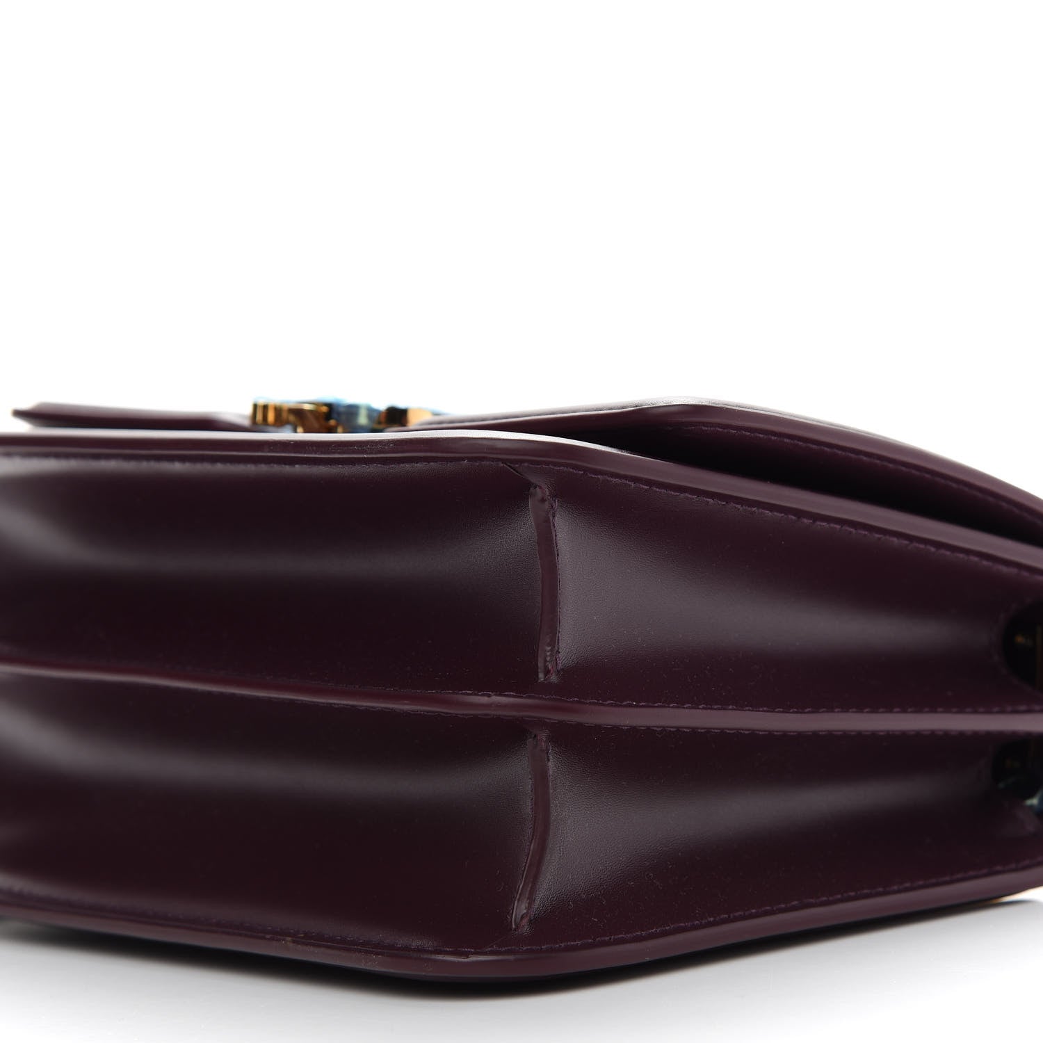 Burberry Calfskin Small TB Bag Deep Maroon 8 of 9