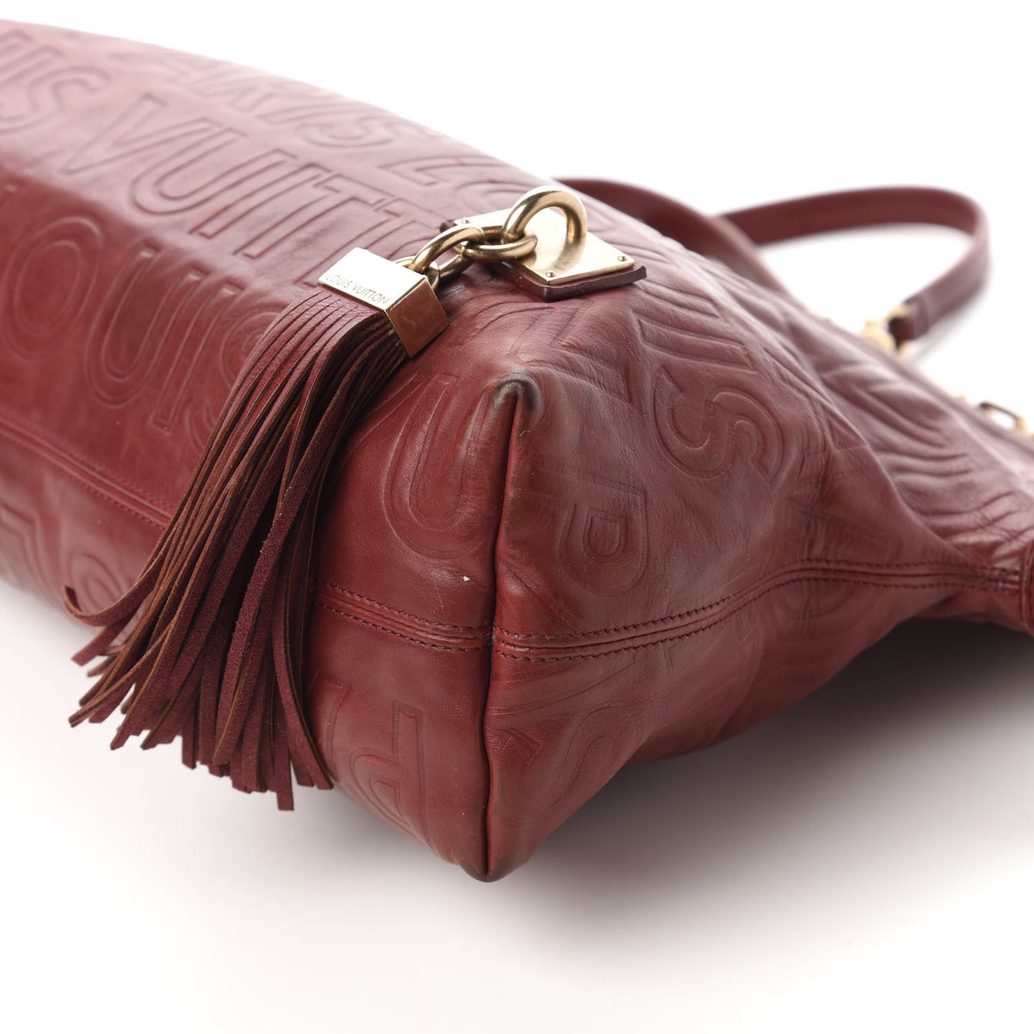 Louis Vuitton Monogram Paris Souple Wish Burgundy 7 of 10