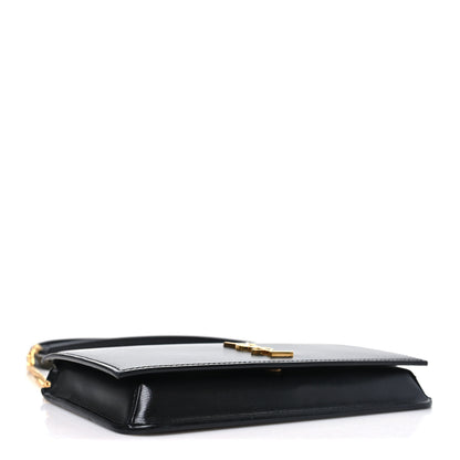 Saint Laurent Smooth Calfskin Monogram Phone Holder Crossbody Black 3 of 9