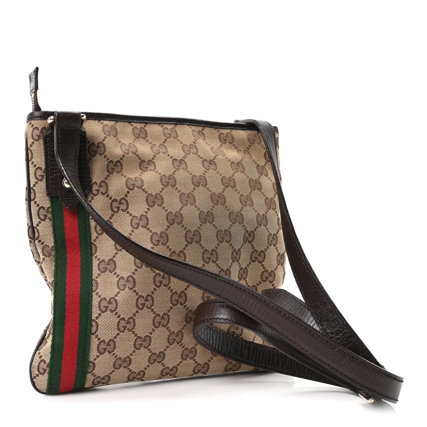 Monogram Web Jolicoeur Charms Messenger Dark Brown