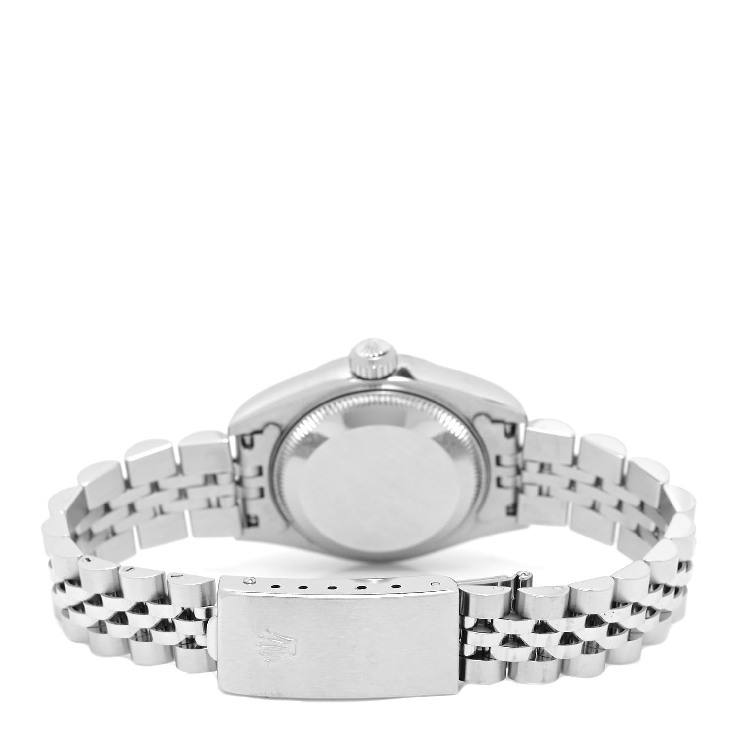 Rolex Stainless Steel 18K White Gold 26mm Oyster Perpetual Datejust Watch White Roman 79174 3 of 5