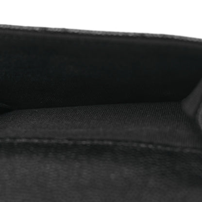 Chanel Caviar Quilted Enamel Coco Casino Double Flap Wallet Black 7 of 12