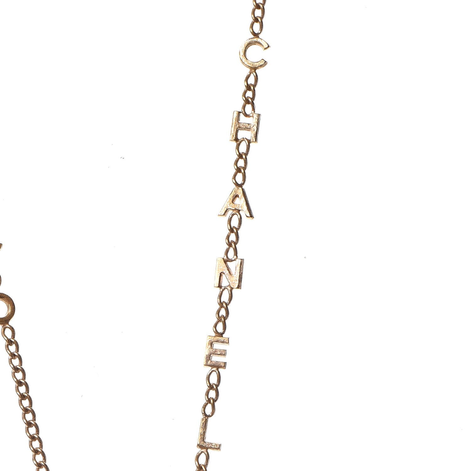 Chanel Coco CC Pendant Necklace Gold 6 of 10