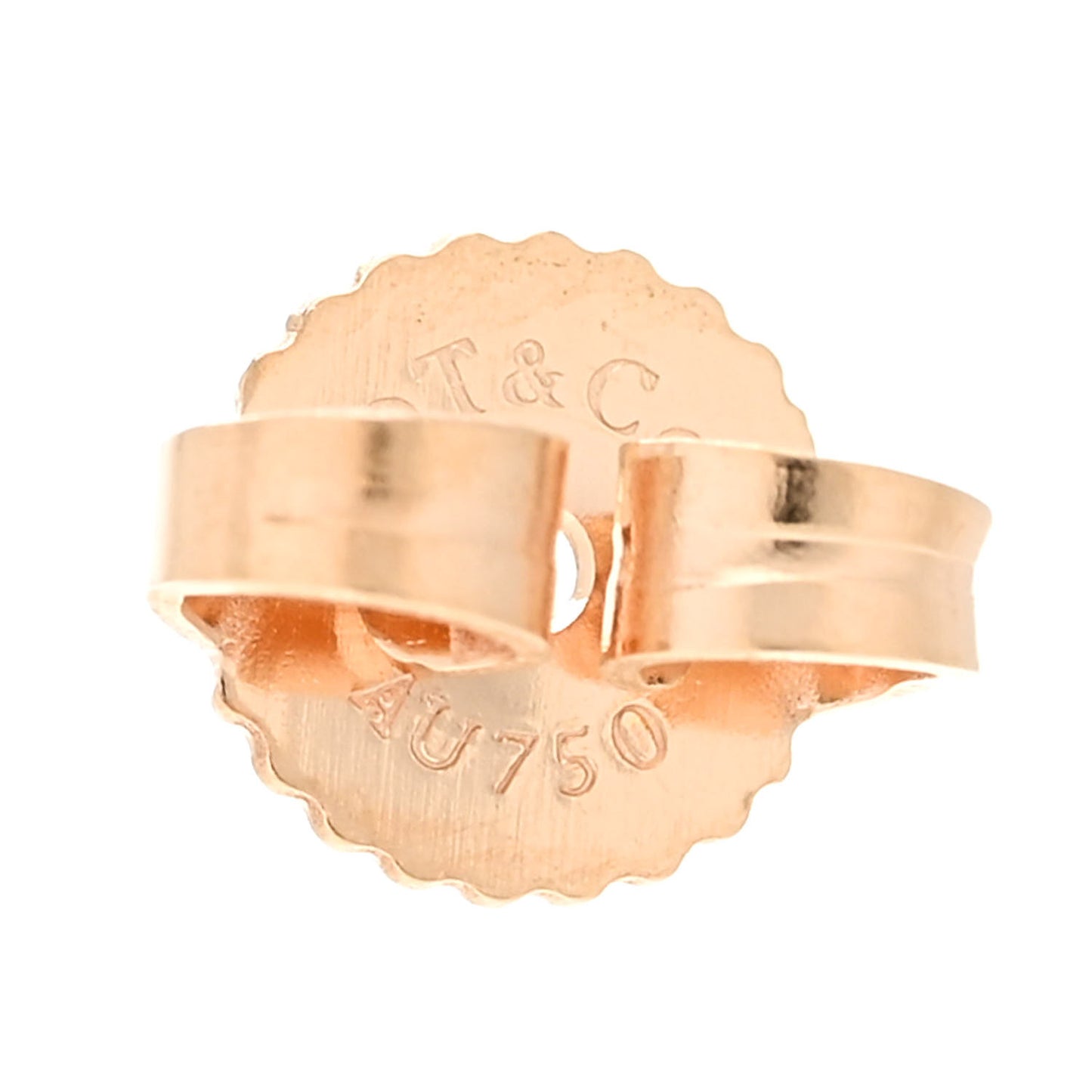 18K Rose Gold Medium T Wire Hoop Earrings