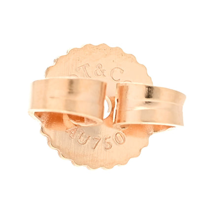 Tiffany 18K Rose Gold Medium T Wire Hoop Earrings 5 of 5