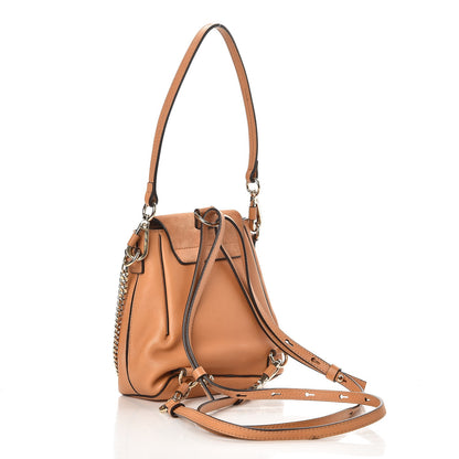 Chloe Suede Calfskin Mini Faye Backpack Blushy Pink 3 of 8