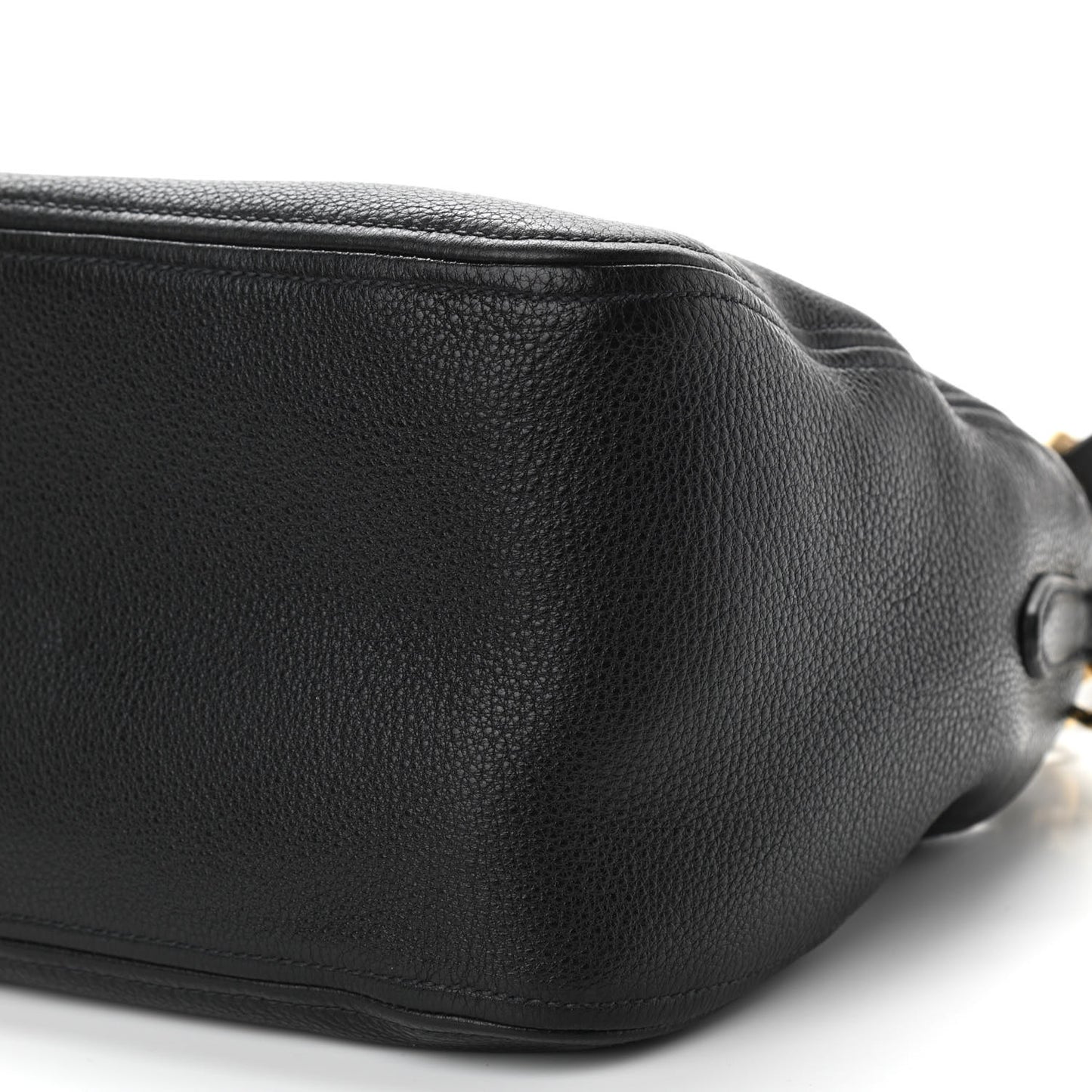 Vitello Daino Tote Black