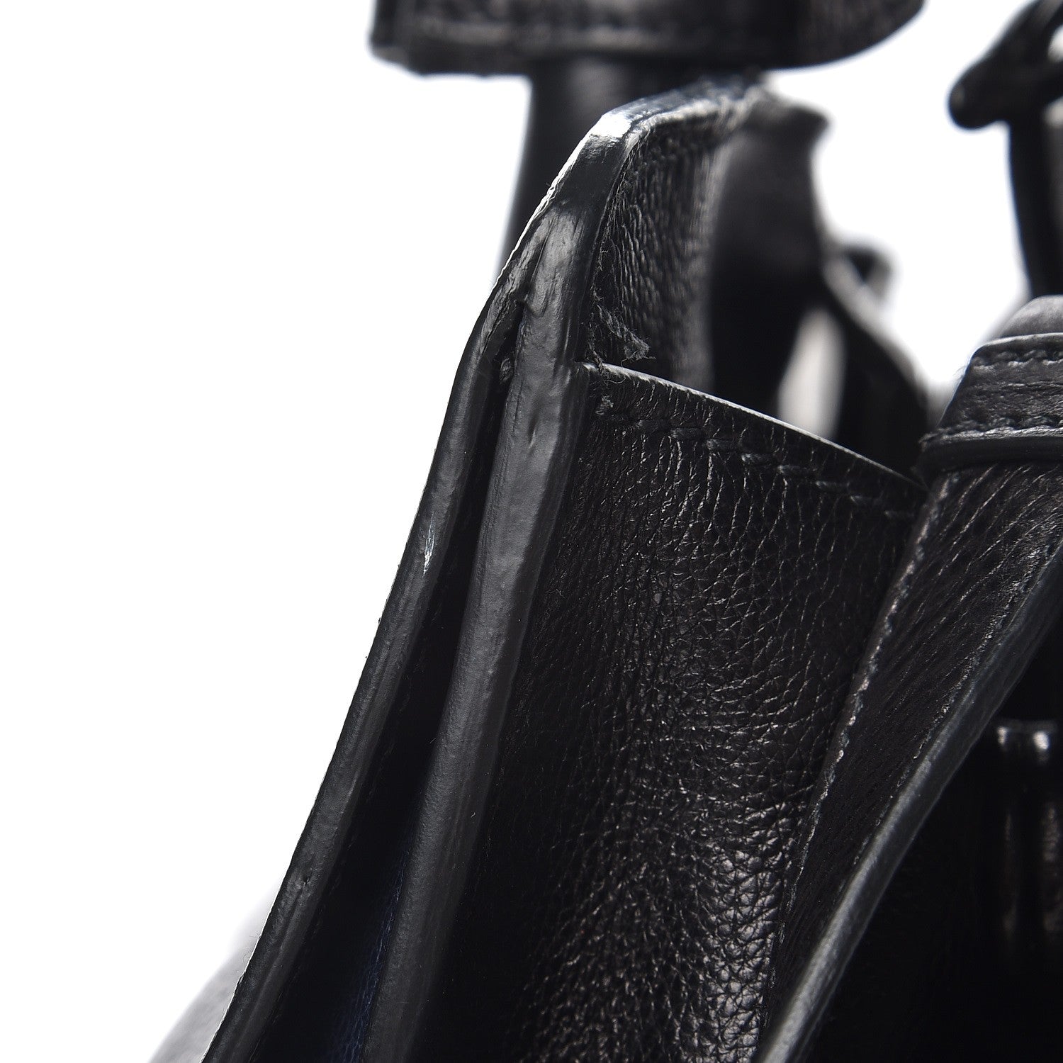 Prada Glace Calf Tote Bag Baltico Nero Black 12 of 12