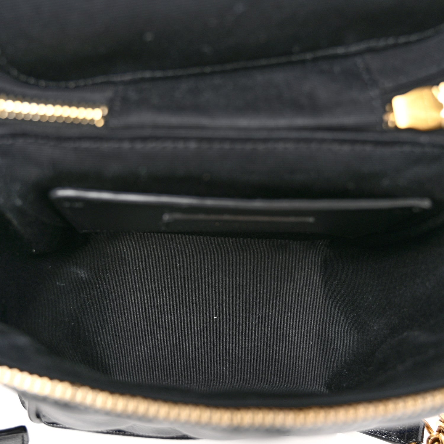 Saint Laurent Grain de Poudre Quilted 80's Vanity Bag Black 5 of 11
