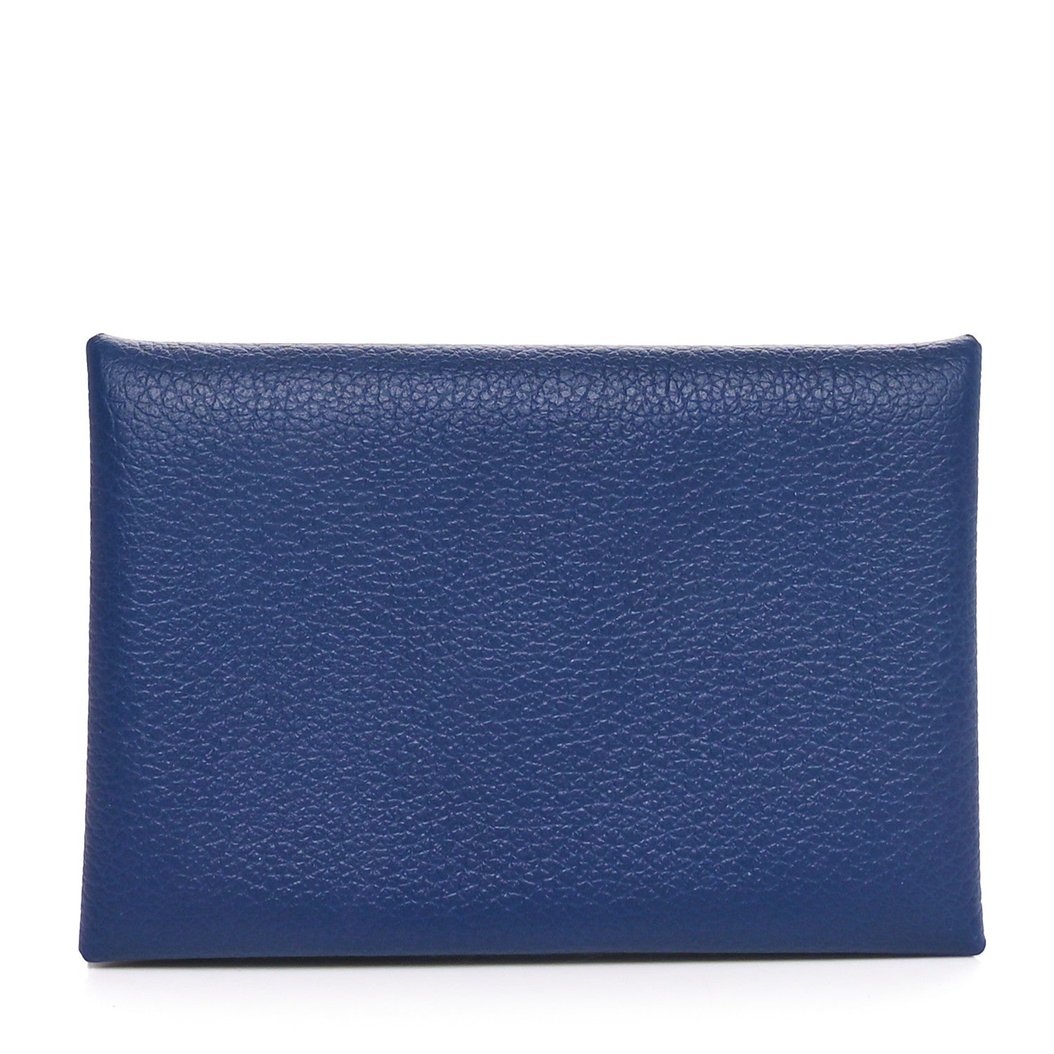 Hermes Evercolor Verso Calvi Card Case Bleu Saphir Bleu France 1 of 9