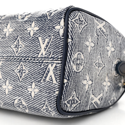 Louis Vuitton Monoglam Speedy Bandouliere 20 Blue 9 of 9