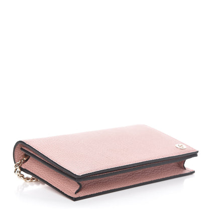 Gucci Dollar Calfskin Medium Betty Chain Wallet Soft Pink 4 of 10