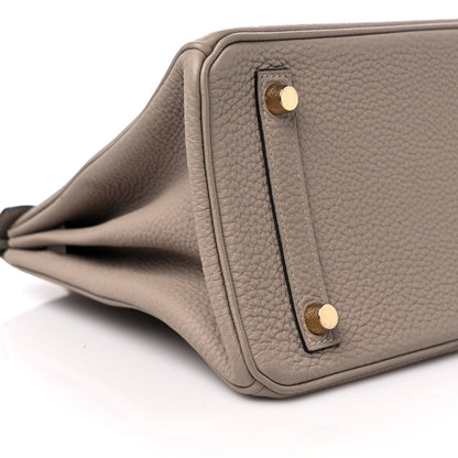 Hermes Togo Birkin 25 Gris Tourterelle 8 of 10