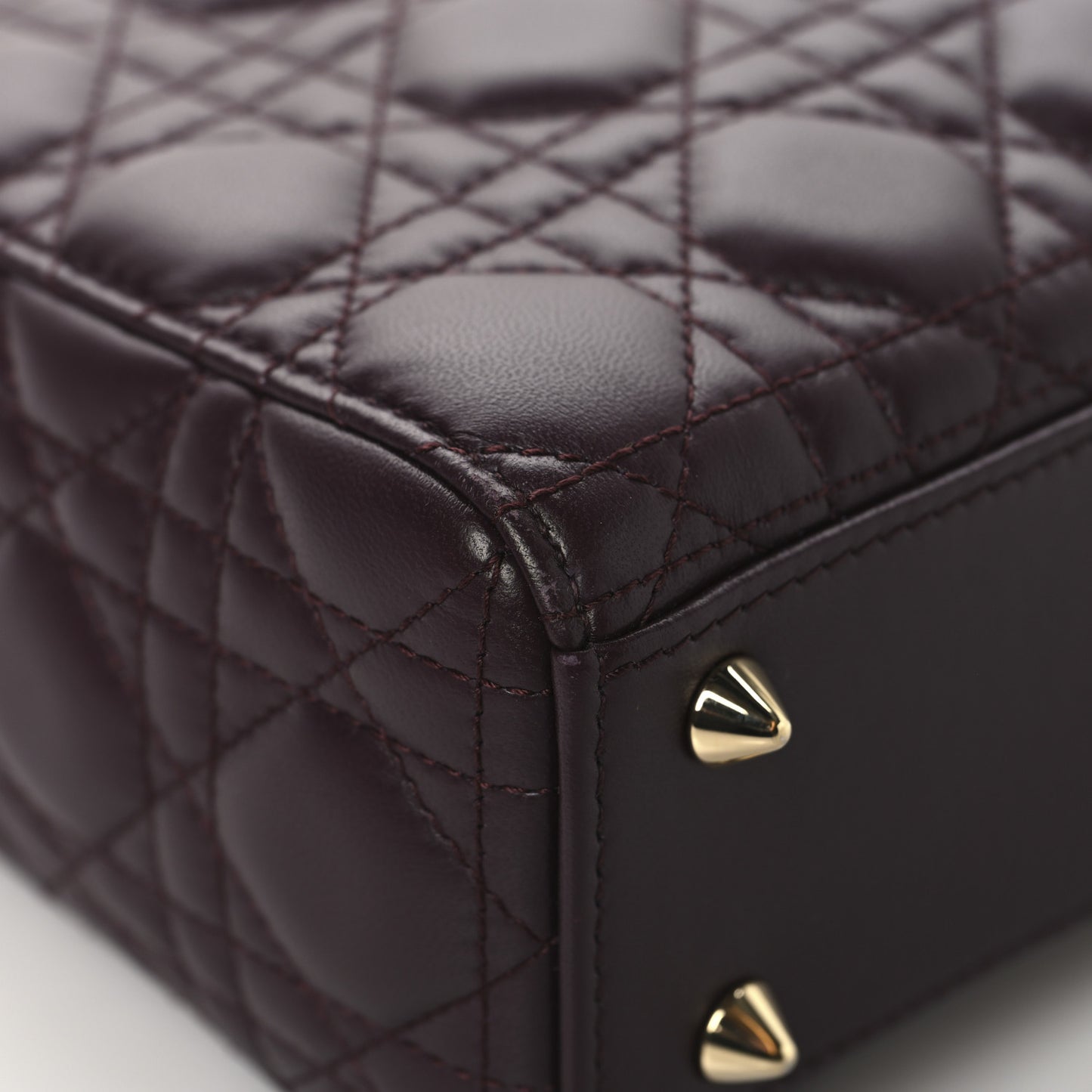 Lambskin Cannage Small My ABCDior My Lady Dior Deep Amaranth