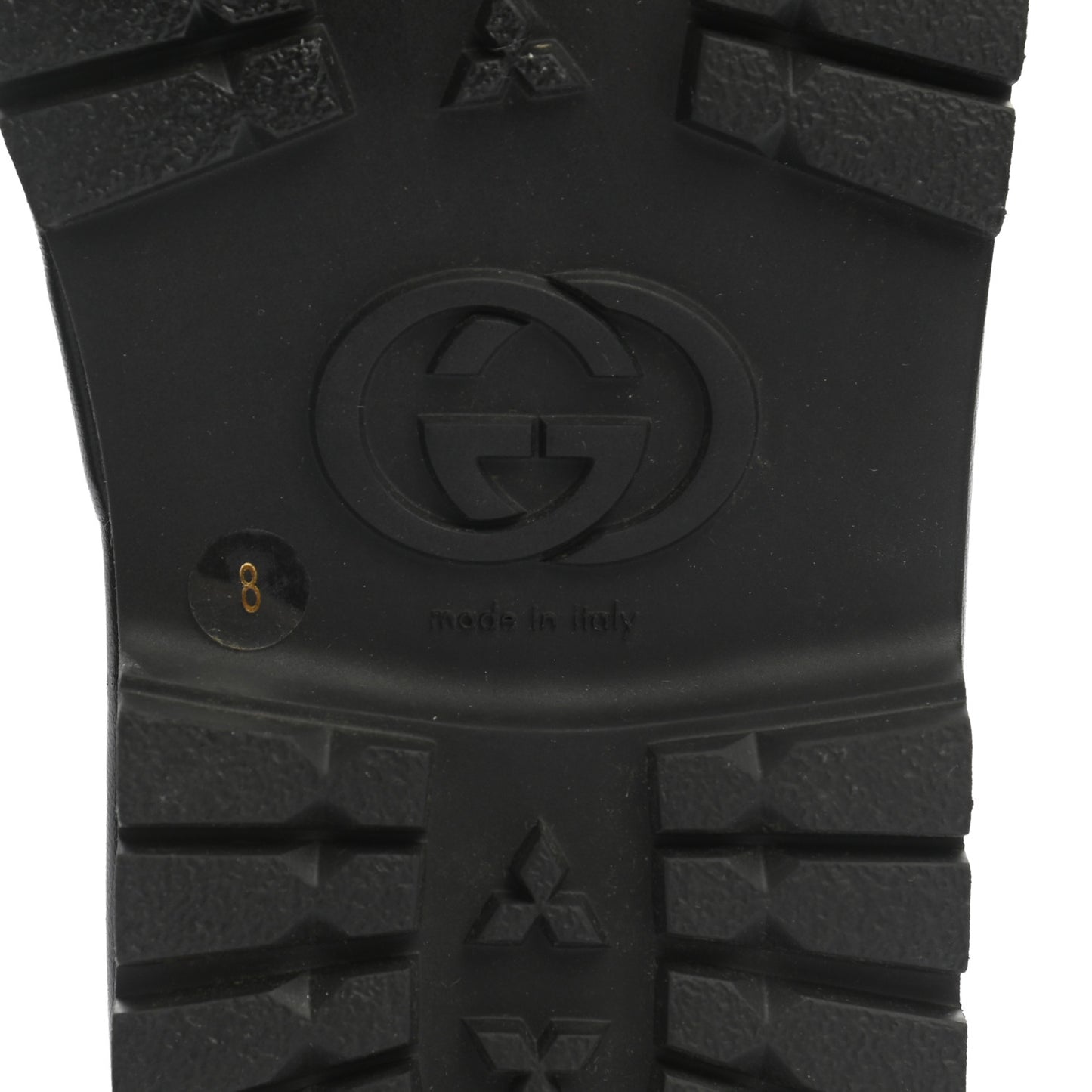 Goatskin Mens Horsebit Lug Sole Slippers 8 Black