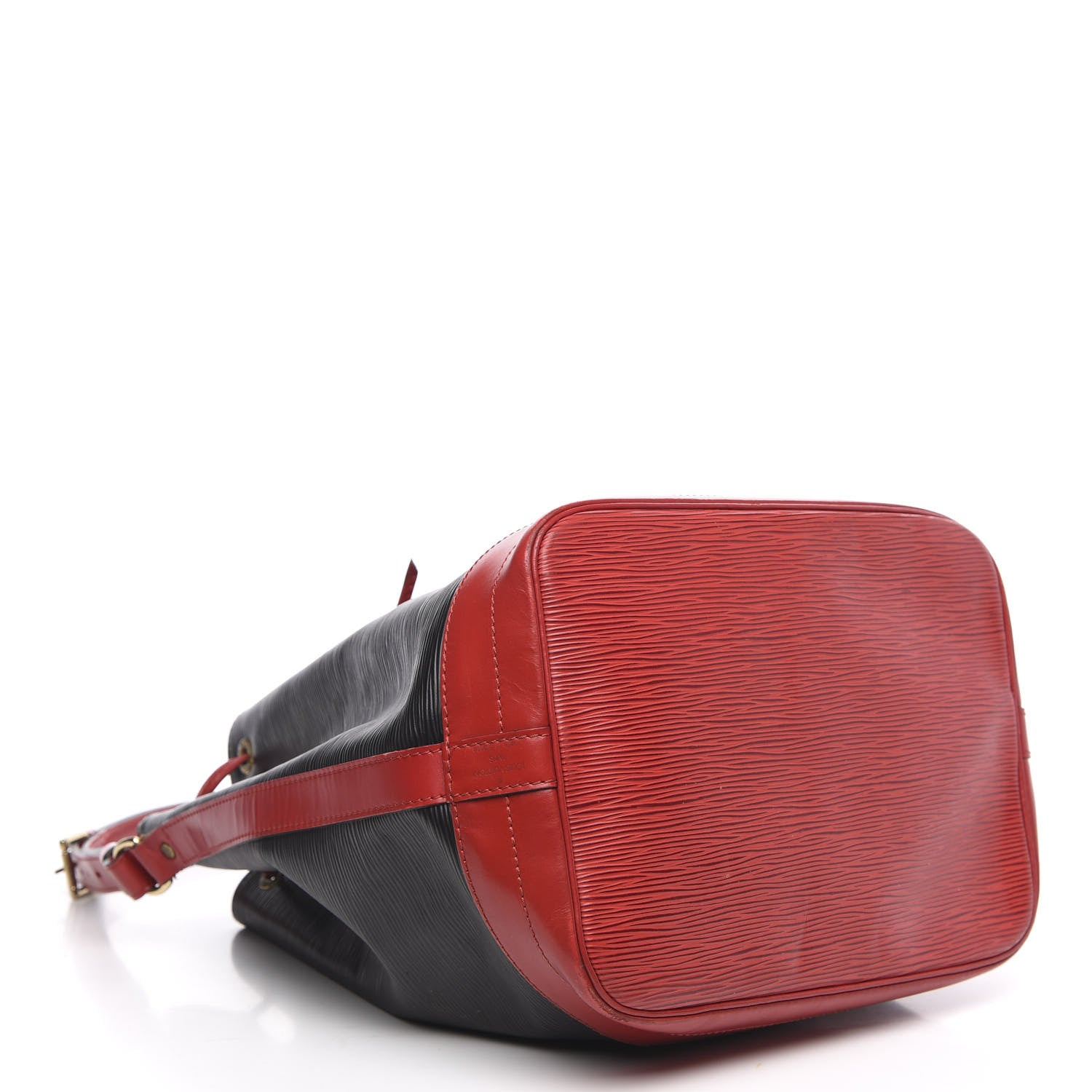 Louis Vuitton Epi Bi-Color Noe Castillan Red Black 4 of 15