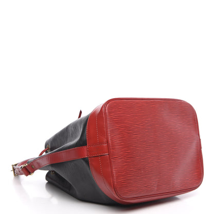 Louis Vuitton Epi Bi-Color Noe Castillan Red Black 4 of 15