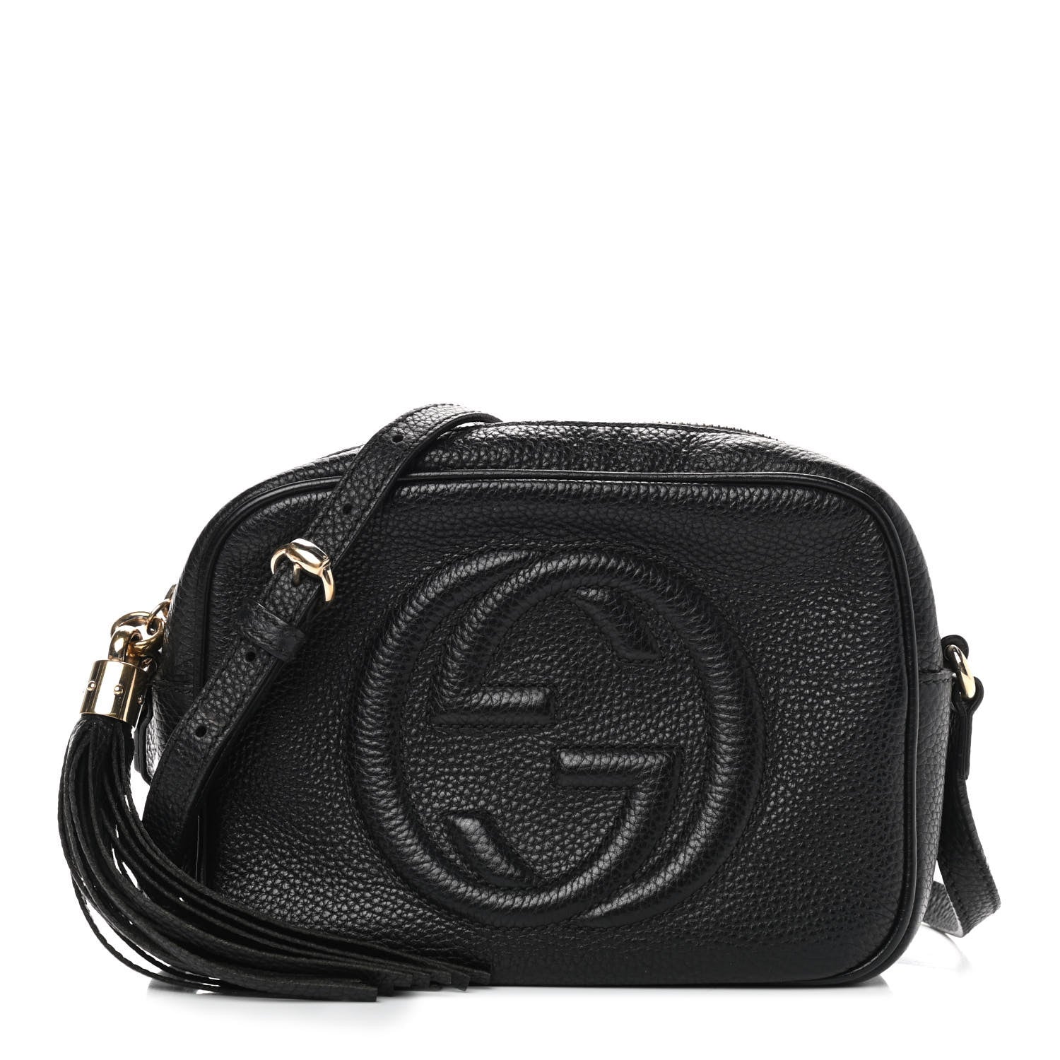 Gucci Pebbled Calfskin Small Soho Disco Bag Black 1 of 9