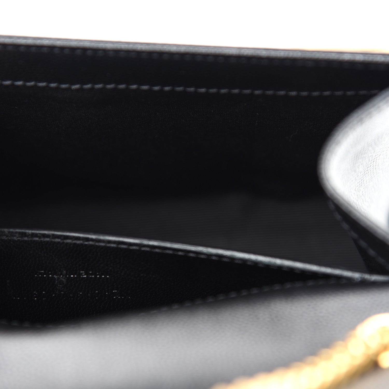 Saint Laurent Grain De Poudre Small Monogram Kate Satchel Black 10 of 11