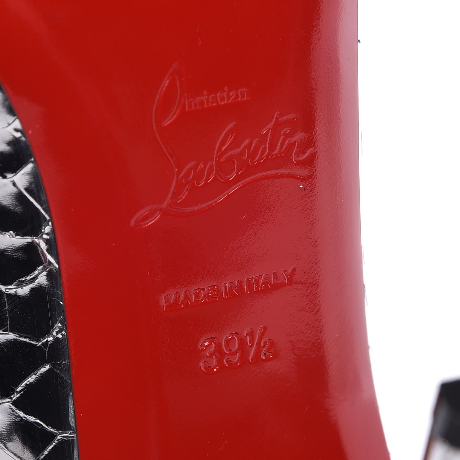 Christian Louboutin Calfskin Craquele So Kate Booty 110 Ankle Boots 39.5 Silver 6 of 8