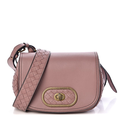 Bottega Veneta Nappa Intrecciato BV Luna Shoulder Bag Deco Rose 1 of 11