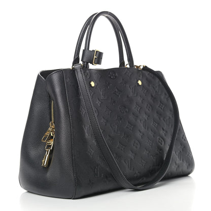 Louis Vuitton Empreinte Montaigne GM Black 3 of 11