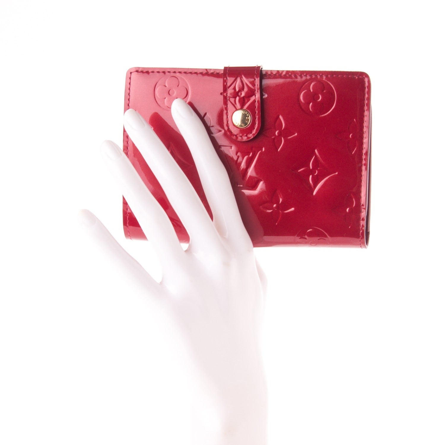 Louis Vuitton Vernis French Purse Wallet Pomme D'Amour 2 of 7