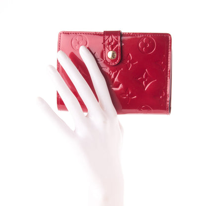 Louis Vuitton Vernis French Purse Wallet Pomme D'Amour 2 of 7