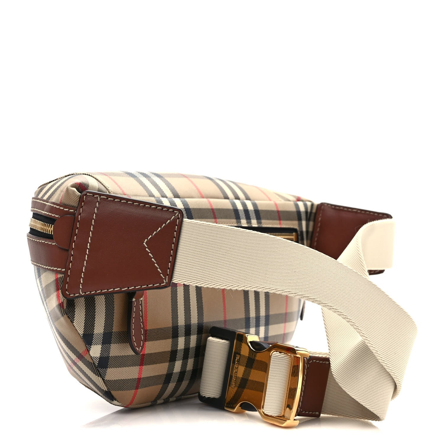 Burberry Nylon Vintage Check Medium Sonny Bum Bag Archive Beige Brown 2 of 8