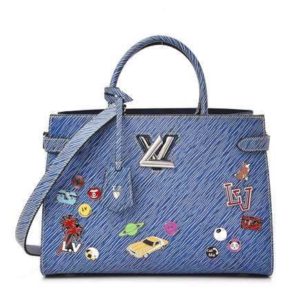 Louis Vuitton Epi Pins Twist Tote Denim Light 1 of 7