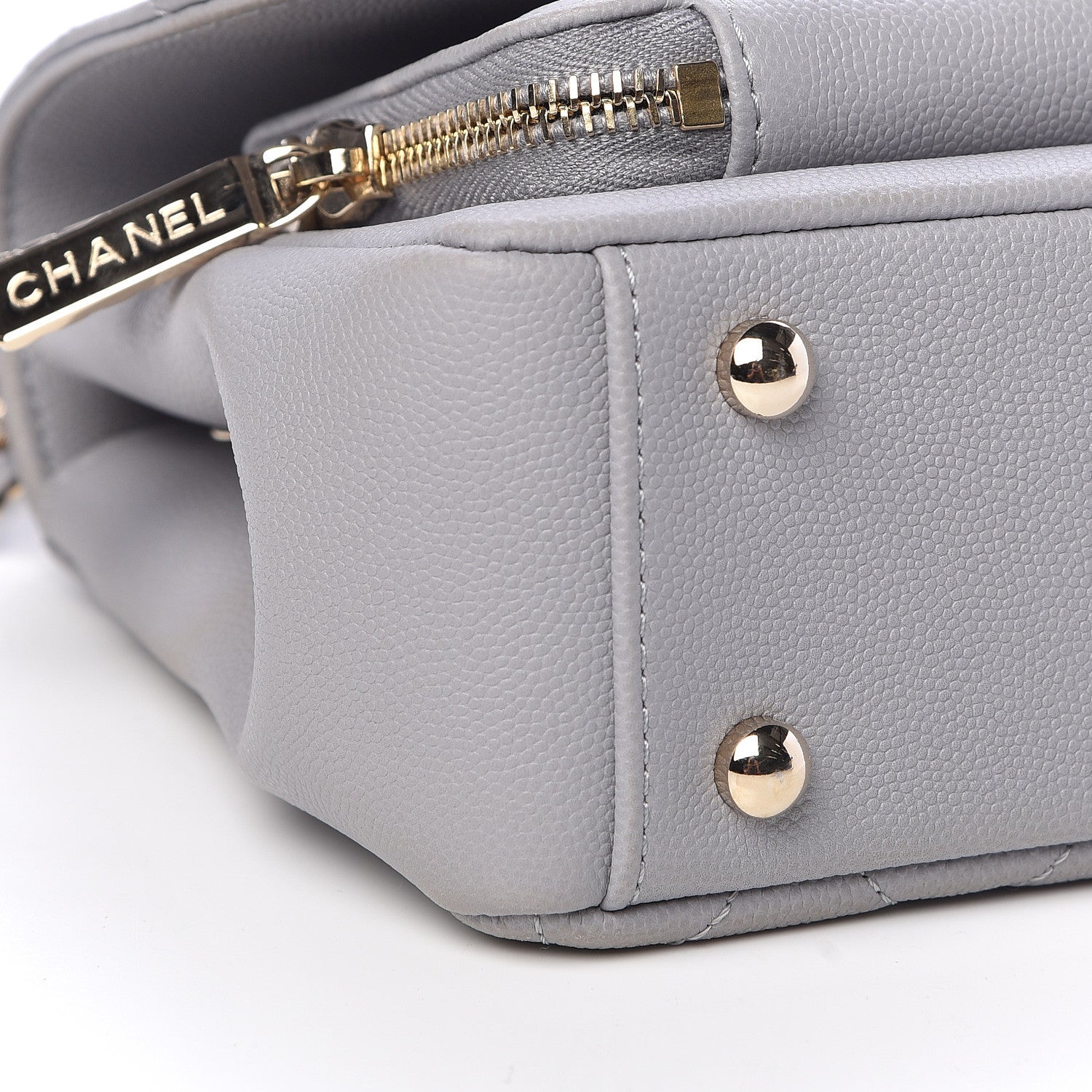 Chanel Caviar Quilted Small Business Affinity Flap Grey 9 of 14