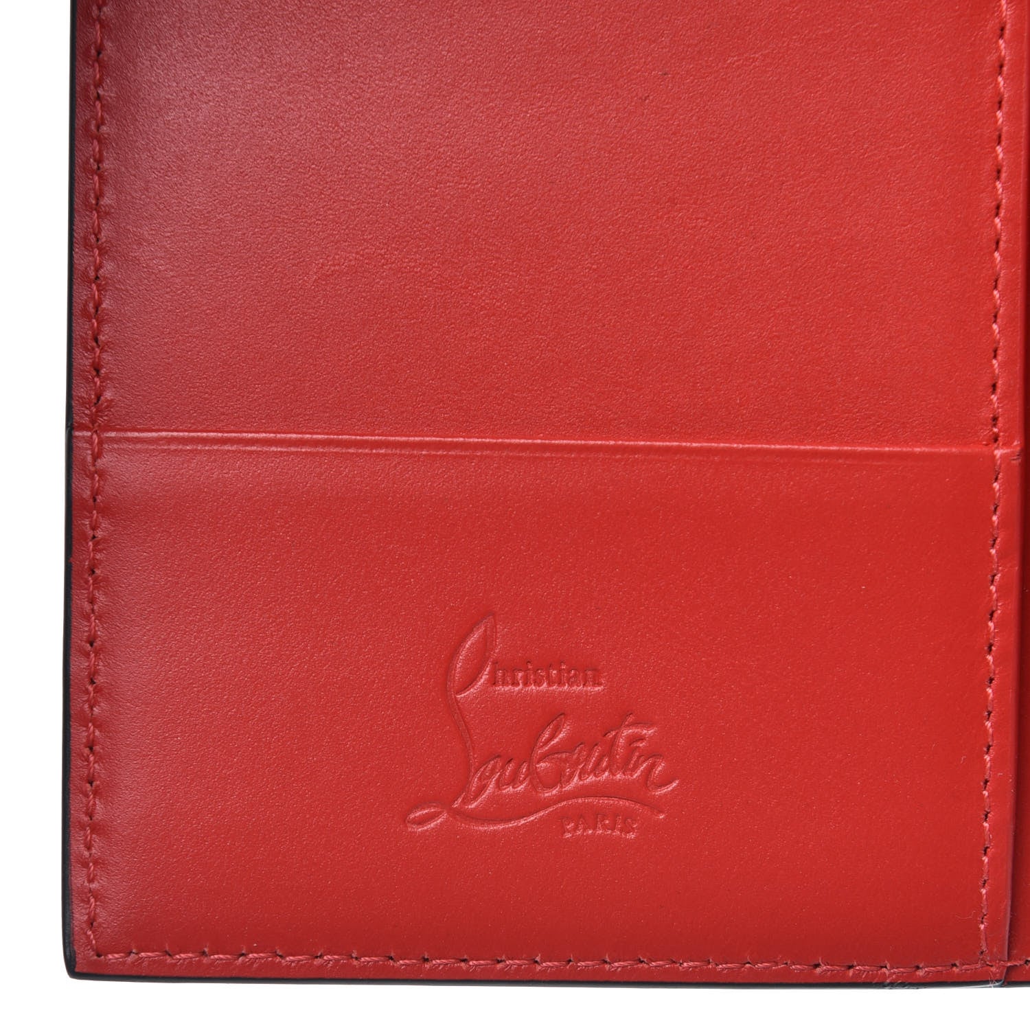 Christian Louboutin CHRSTIAN LOUBOUTIN Patent Calfskin Loubipass Trash-Print Passport Holder Multi 6 of 8