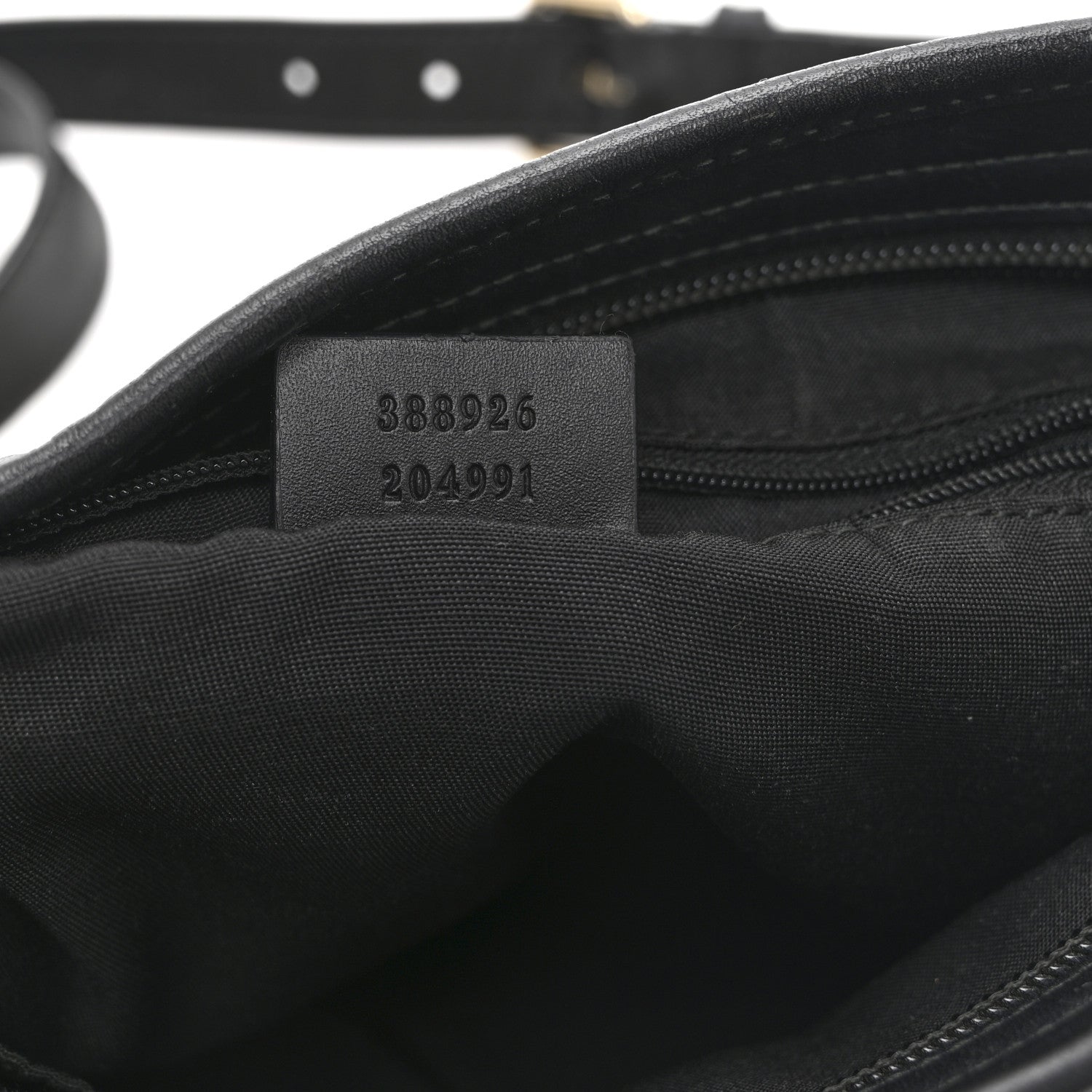 Gucci GG Monogram Web Flat Messenger Bag Black 7 of 11