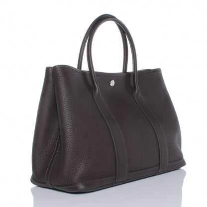 Hermes Fjord Garden Party Tote 36 MM Marron Fonce 3 of 7