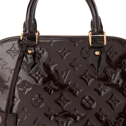Louis Vuitton Vernis Alma MM Amarante 8 of 11