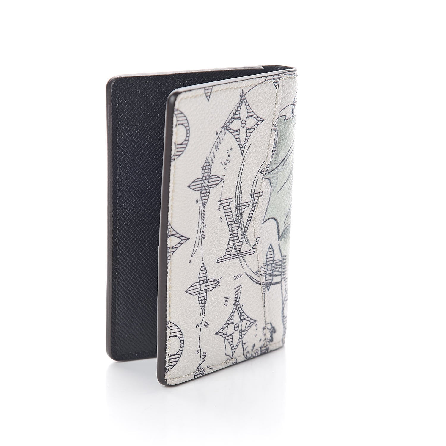 Louis Vuitton Savane Monogram Chapman Pocket Organizer White 3 of 7