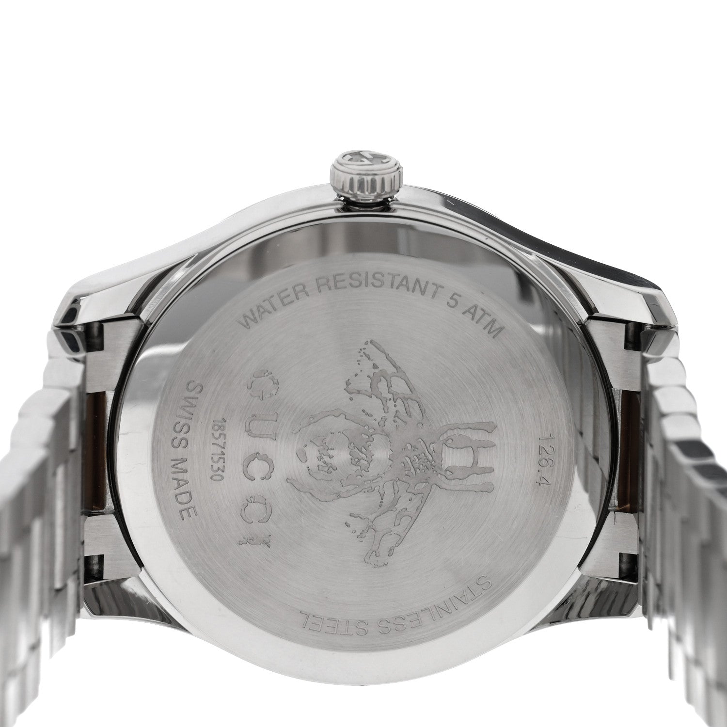 Gucci Stainless Steel 38mm G-Timeless Two Tone Bee Quartz Watch 4 of 5