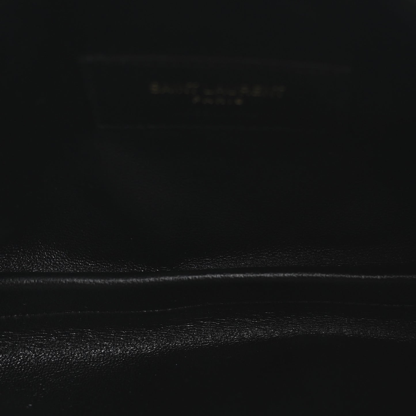 Lambskin Quilted Gaby Zipped Pouch Black