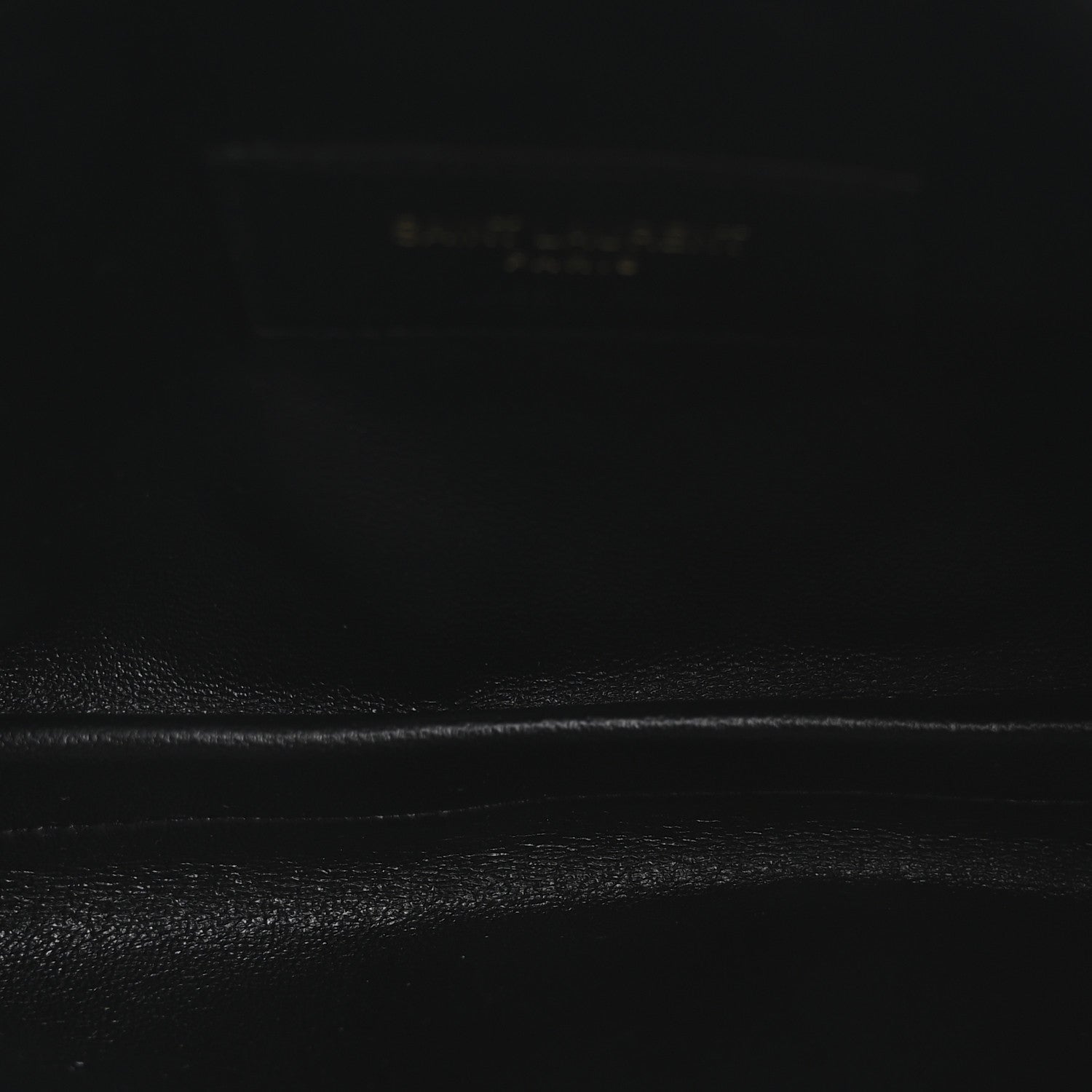Saint Laurent Lambskin Quilted Gaby Zipped Pouch Black 5 of 11