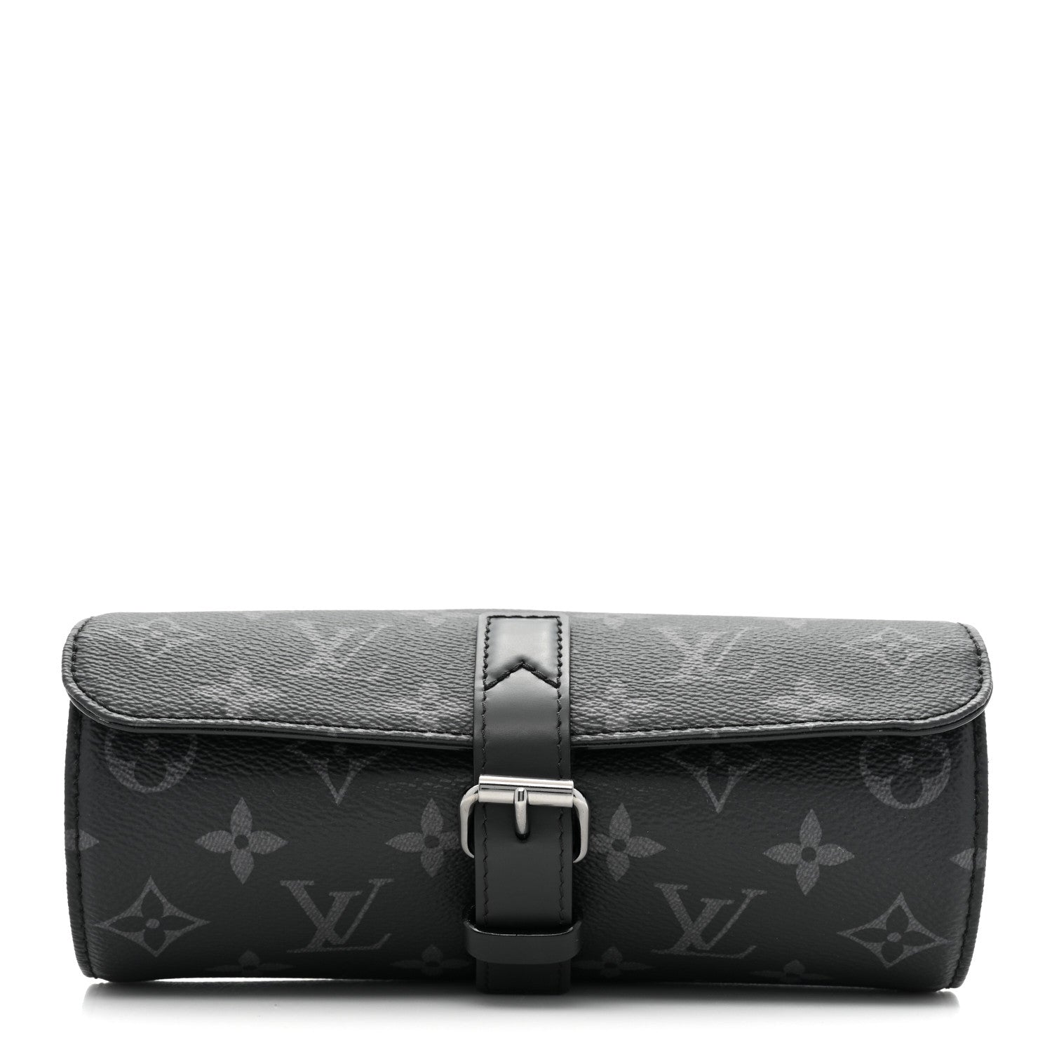 Louis Vuitton Monogram Eclipse 3 Watch Travel Case 1 of 7