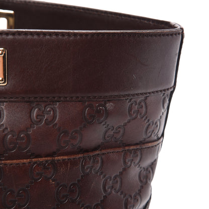 Gucci Guccissima Large Punch Tote Chocolate 12 of 17