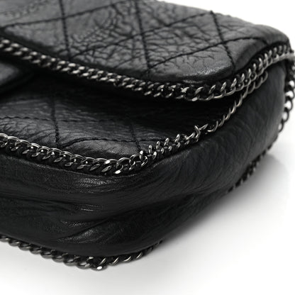 Chanel Distressed Lambskin Medium Leo Lion Flap Black 8 of 9