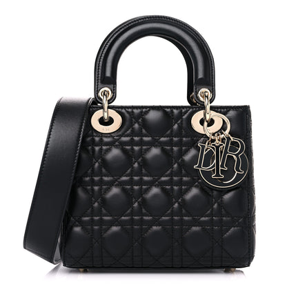 Christian Dior Lambskin Cannage Small My ABCDior Lady Dior Black 1 of 11